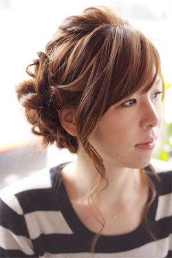 編みこみアレンジ